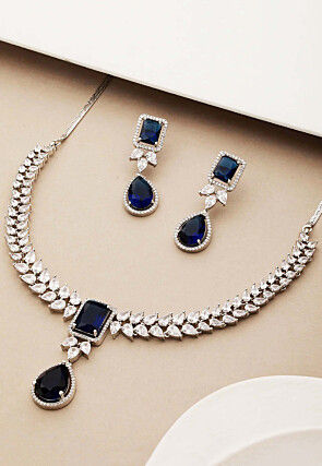 American Diamond Studded Necklace Set