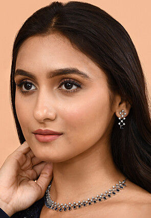 American Diamond Studded Necklace Set