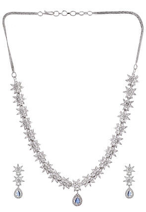 American Diamond Studded Necklace Set