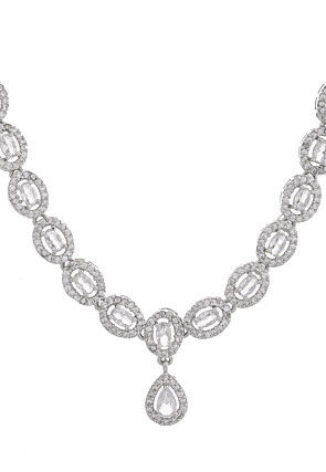 American Diamond Studded Necklace Set