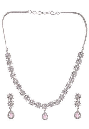 American Diamond Studded Necklace Set