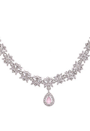 American Diamond Studded Necklace Set