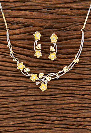 American Diamond Studded Necklace