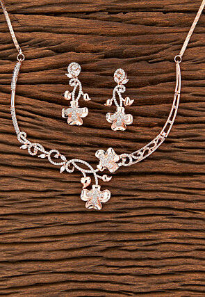 American Diamond Studded Necklace