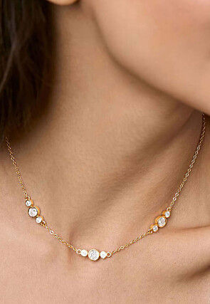 American Diamond Studded Necklace