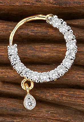 American Diamond Studded Nose Ring