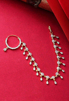 American Diamond Studded Nose Ring