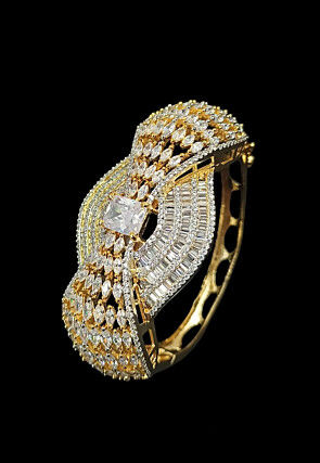 American Diamond Studded Openable Bracelet