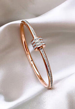 American Diamond Studded Openable Bracelet