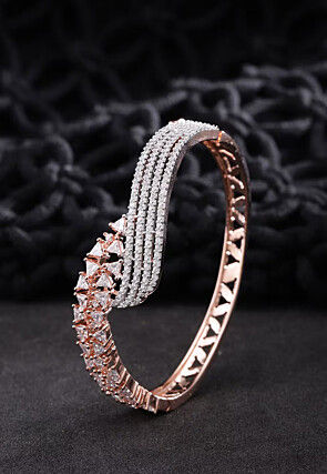 American Diamond Studded Openable Bracelet