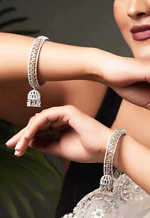 American Diamond Studded Pair of Bangles