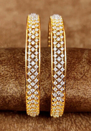 American Diamond Studded Pair of Bangles