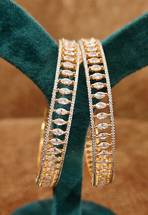 American Diamond Studded Pair of Bangles