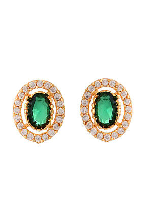 American Diamond Studded Pendant Set