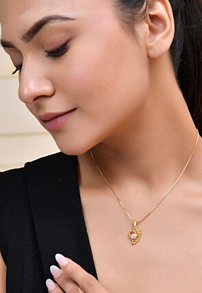 American Diamond Studded Pendant