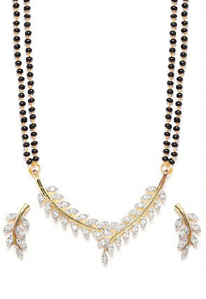 American Diamonds Studded Mangalsutra Set