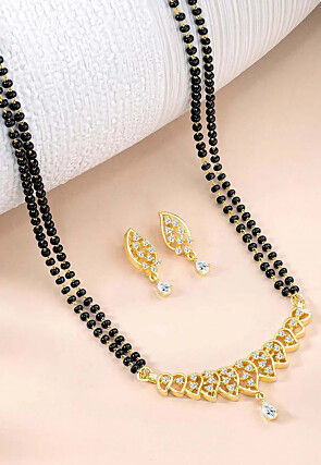 American Diamonds Studded Mangalsutra Set