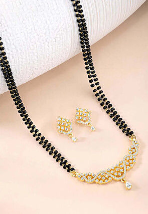 American Diamonds Studded Mangalsutra Set