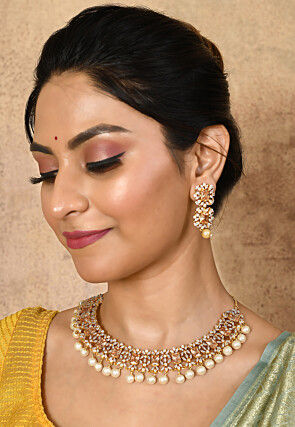 American Diamonds Studded Necklace Set