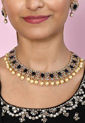 American Diamonds Studded Necklace Set