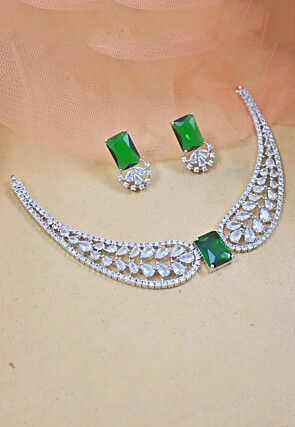 American Diamonds Studded Necklace Set