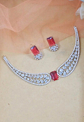 American Diamonds Studded Necklace Set