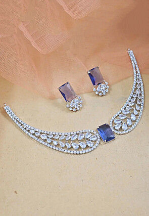 American Diamond Studded Necklace Set
