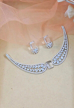 American Diamonds Studded Necklace Set