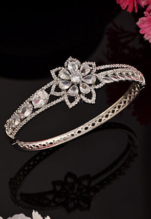American Diamonds Studded Openable Bracelet