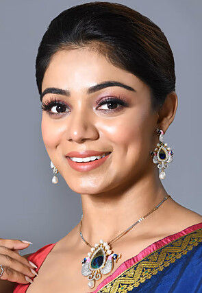 American Diamonds Studded Peacock Motif Pendants  Sets