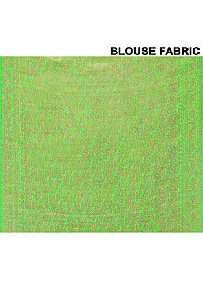 Banarasi Georgette Silk Saree in Green