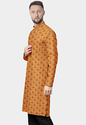 Banarasi Kurta in Orange