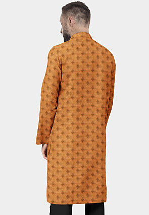 Banarasi Kurta in Orange