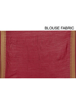 Banarasi Muga Silk Saree in Dark Green