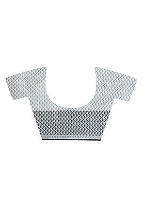 Banarasi Organza Tanchoi Saree in Dark Grey