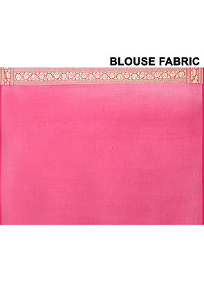 Banarasi Pure Chiffon Saree in Red