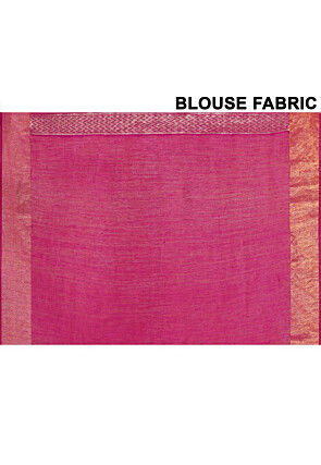 Banarasi Pure Matka Silk Saree in Magenta