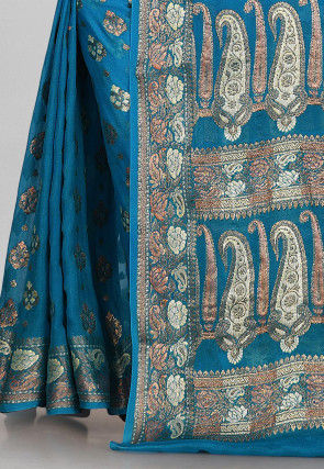 Banarasi Pure Georgette Saree in Blue