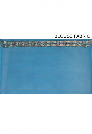 Banarasi Pure Georgette Saree in Blue