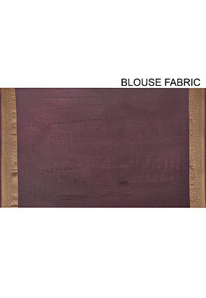 Banarasi Pure Georgette Saree in Wine