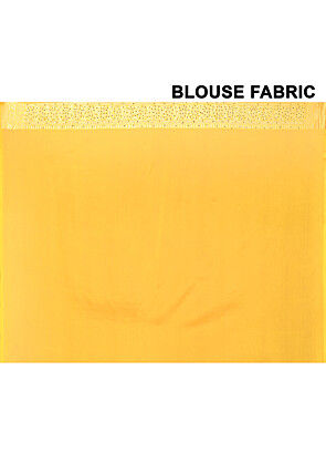 Banarasi Pure Georgette Saree in Yellow
