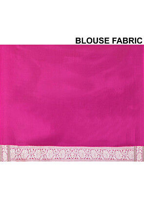 Banarasi Pure Georgette Silk Saree in Green