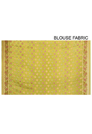 Banarasi Pure Georgette Silk Saree in Pink