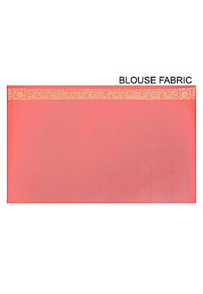 Banarasi Pure Georgette Silk Saree in Red