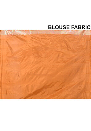 Banarasi Pure Katan Silk Handloom Saree in Dark Mustard