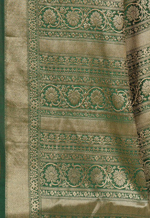 Banarasi Muga Silk Saree in Beige