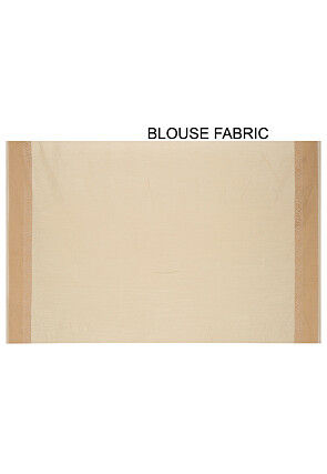 Banarasi Muga Silk Saree in Light Beige