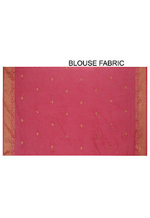 Banarasi Muga Silk Saree in Pink