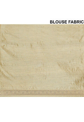 Banarasi Pure Silk Saree in Beige