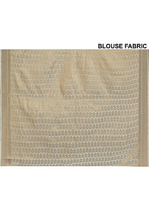 Banarasi Pure Silk Saree in Beige